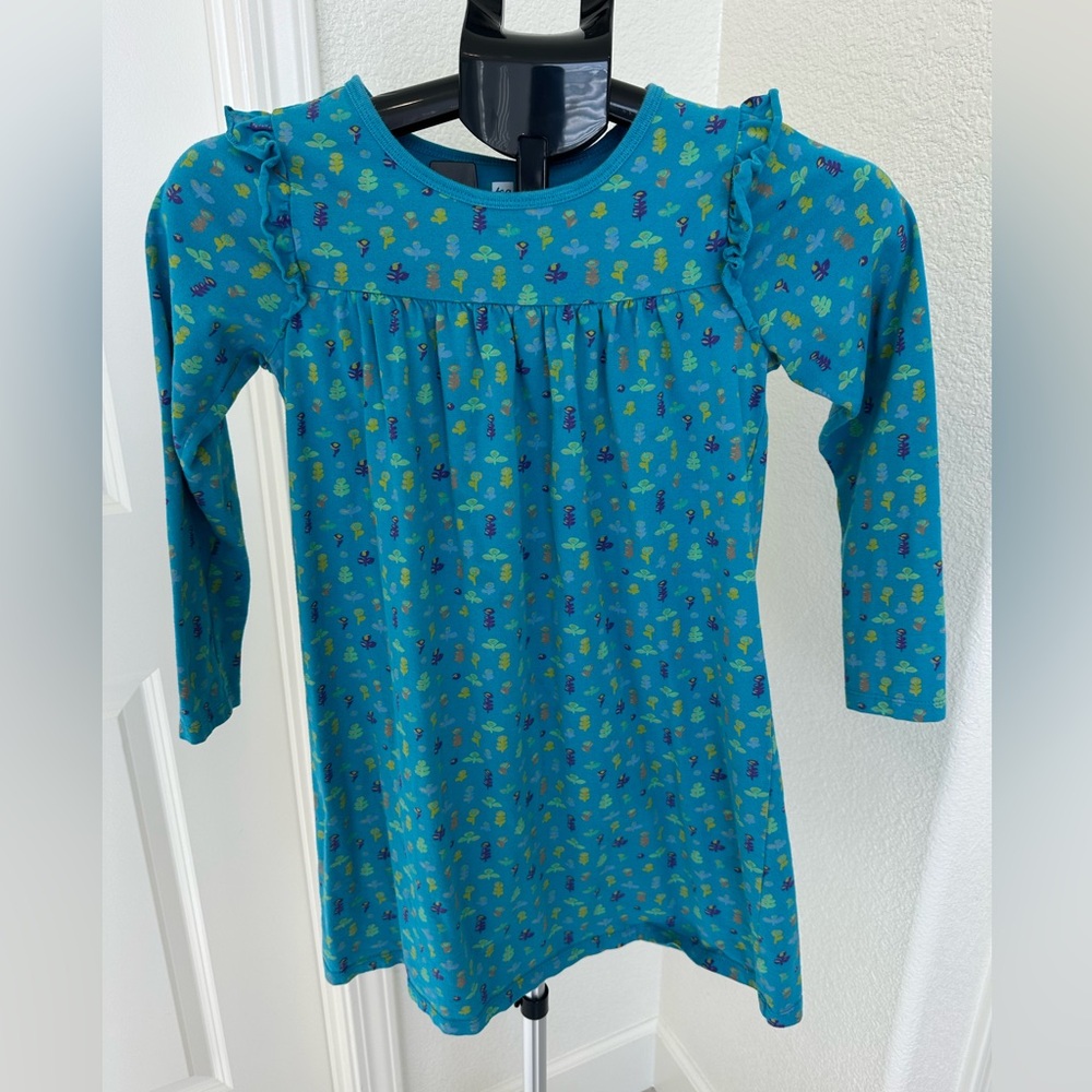 Tea Collection Girls Long Sleeve Mighty Mini Dress size 10